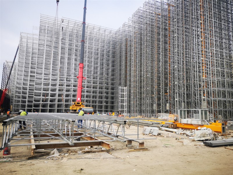 HUAYIDE Stacker Crane Based Rack Supported Building