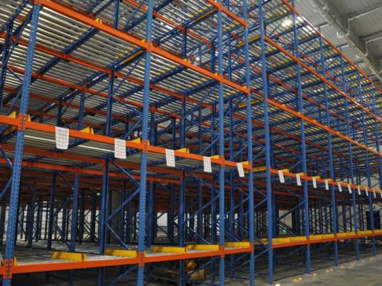 FIFO Roller Bed Pallet Flow Racking